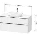 Duravit DE4969010550000 DN KWTU WH 1200x550x664 Az 1 Ei