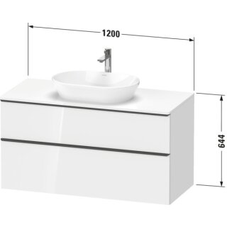 Duravit DE4969034550000 DN KWTU WH 1200x550x664 Az 1 Ei mr Mt