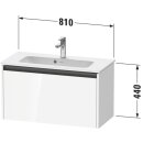 Duravit K25056055550000 Ketho2 WTU WH Cp 810x390x440 Az 1 Ei