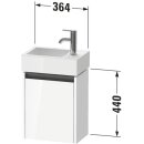 Duravit K25071L55550000 Ketho2 WTU WH 364x238x440 Ei mr Mt Hv