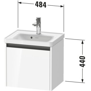 Duravit K25080055550000 Ketho2 WTU WH 484x375x440 Az 1 Ei