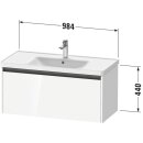 Duravit K25084055550000 Ketho2 WTU WH 984x455x440 Az 1 Ei