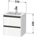 Duravit K25261055550000 Ketho2 WTU WH 510x420x549 Ei