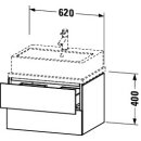 Duravit LC580505555 LC KWTU WH Cp 620x477x400 Front: Ei