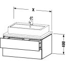 Duravit LC581505555 LC KWTU WH 620x547x400 Front: Ei