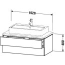 Duravit LC581905555 LC KWTU WH 1020x547x400 Front: Ei