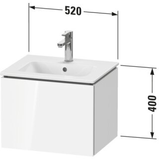 Duravit LC611805555 LC WTU WH Cp 520x421x400 Az 1 Ei