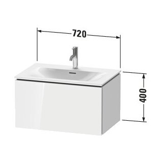 Duravit LC613605555 LC WTU WH 720x481x400 Az 1 Ei