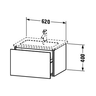 Duravit LC614005555 LC WTU WH 620x481x400 Az 1 Ei