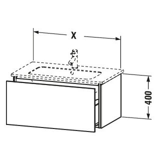 Duravit LC614205555 LC WTU WH 1020x481x400 Az 1 Ei mr Mt