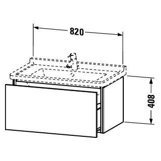 Duravit LC616505555 LC WTU WH 820x469x408 Az 1 Ei