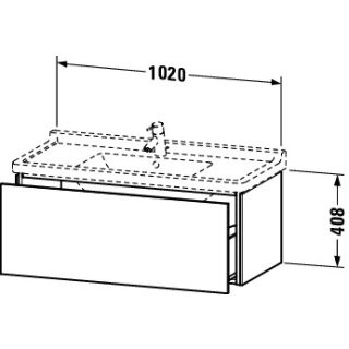 Duravit LC616605555 LC WTU WH 1020x469x408 Az 1 Ei