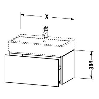 Duravit LC617405555 LC WTU WH 484x459x394 Az 1 Ei