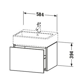 Duravit LC617505555 LC WTU WH 584x459x394 Az 1 Ei