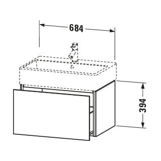 Duravit LC617605555 LC WTU WH 684x459x394 Az 1 Ei