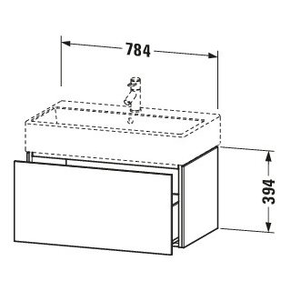 Duravit LC617705555 LC WTU WH 784x459x394 Az 1 Ei