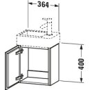 Duravit LC6293R5555 LC WTU WH 364x241x400 Ei Marmoriert