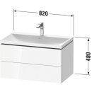 Duravit LC6951N55550000 LC cs WH 800x480x480 Ei...