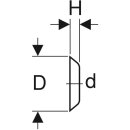 Geberit 241405141 Wandrosette flach, d32