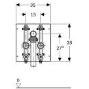Geberit 457057001 AP-Armaturenblock