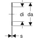 Geberit 600042001 Flanschdichtung FaserVerb.Werkst.