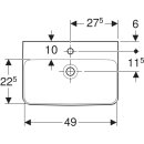 Geberit 502998001 Renova Compact Waschtisch, 55x37cm