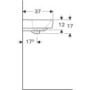 Geberit 502999001 Renova Compact Waschtisch, 60x37cm