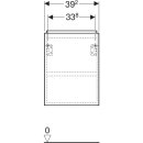 Geberit 503001JH1 Acanto US f&uuml;r HWB B:40cm, m. 1 T&uuml;r