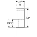 Geberit 503001JH1 Acanto US f&uuml;r HWB B:40cm, m. 1 T&uuml;r