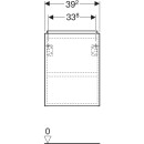 Geberit 503001JR1 Acanto US f&uuml;r HWB B:40cm, m. 1 T&uuml;r