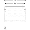 Geberit 503009JR1 Acanto US f&uuml;r WT B:75cm, 1 Schubl.