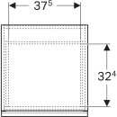 Geberit 503010012 Acanto Seitenschrank mit 1 Schublade