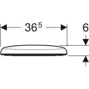 Geberit 573035000 Renova WC-Sitz, antibakteriell