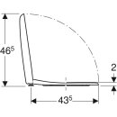 Geberit 573035000 Renova WC-Sitz, antibakteriell
