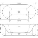 AXOR 42005340 Badewanne AXOR Suite