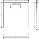 HANSGROHE 56256000 befliesbares Duschelement Board