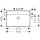 HANSGROHE 60223450 Waschtisch Xanuia Q 700x480mm