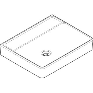 HANSGROHE 60242450 Waschtisch Xanuia Q 600x480mm