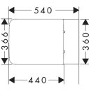HANSGROHE 60293450 Wand WC Set EluPura Q 540 mm