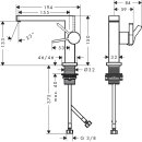 HANSGROHE 73024140 WTM 110 Tecturis E Fine CoolStart