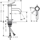 HANSGROHE 73318140 WTM 110 Tecturis S CoolStart