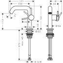 HANSGROHE 73322000 WTM 110 Tecturis S Fine CoolStart