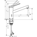 HANSGROHE 74813670 Sp&uuml;ltischmischer 150 Zesis M33