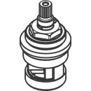 HANSGROHE 93944000 Absperreinheit rechts schlie&szlig;end