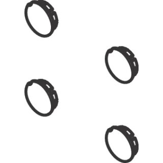 HANSGROHE 94205340 Abdeckkappen Eckablage AddStoris