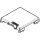 HANSGROHE 94769800 RainDrain Rock Grate 15x15 Rock