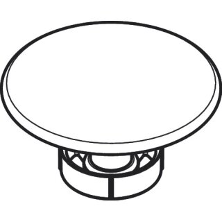 HANSGROHE 94781450 Keramik Stopfen 80mm rund weiß