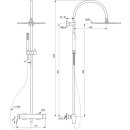 IDEAL STANDARD BD674GN Duschsystem m.Brausearm.La Dolce Vita