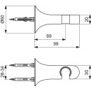 IDEAL STANDARD BD681A5 Brausehalter La Dolce Vita