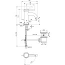 IDEAL STANDARD BD756AA WT-Armatur Ceraline Nuovo Ausld.90mm